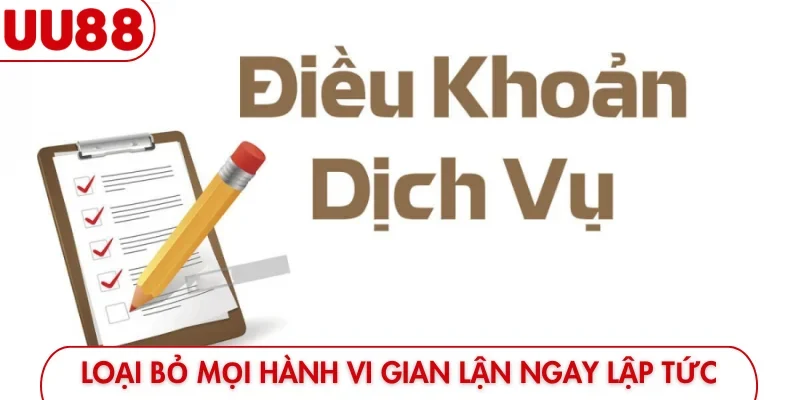 Loại bỏ mọi hành vi gian lận ngay lập tức